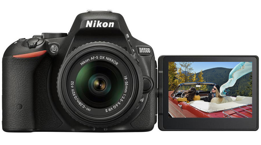 Nikon D5500 czarny +AF-S 18-55 VRII - Lustrzanki - Sklep